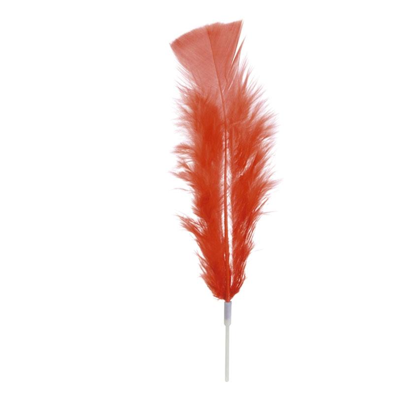 Plumas Grandes Rojas 230 mm. (200 u.)