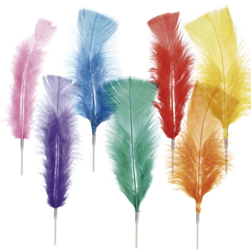 Plumas Surtidas Grandes 230 mm. (200 u.)