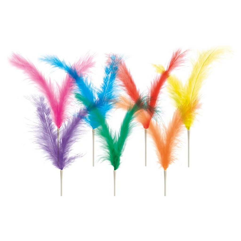 Plumas Surtidas Dobles 220 mm. (200 u.)