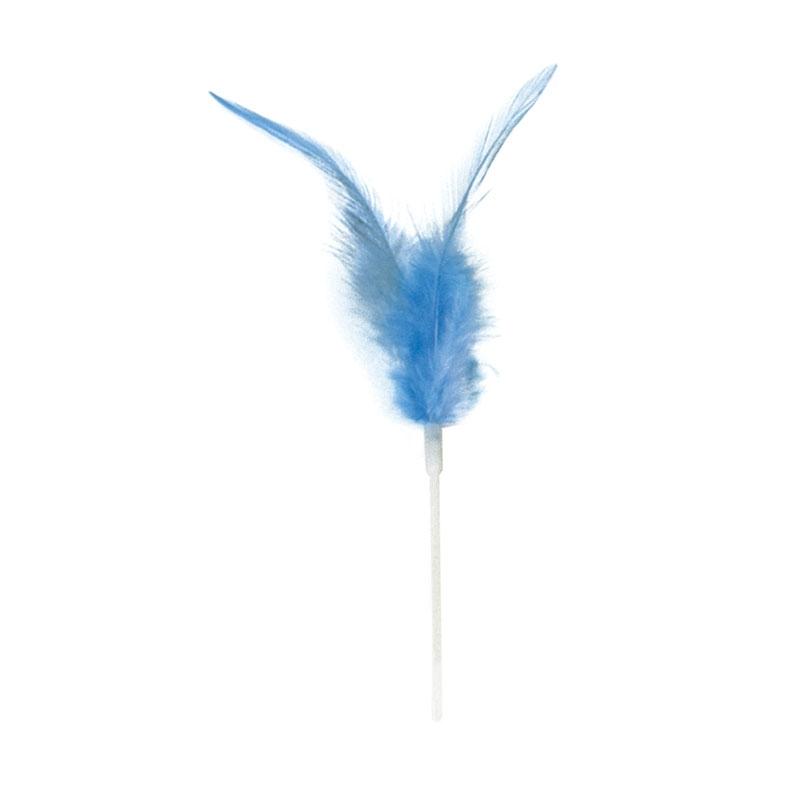 Plumas Pequeñas Azules 150 mm. (200 u.)