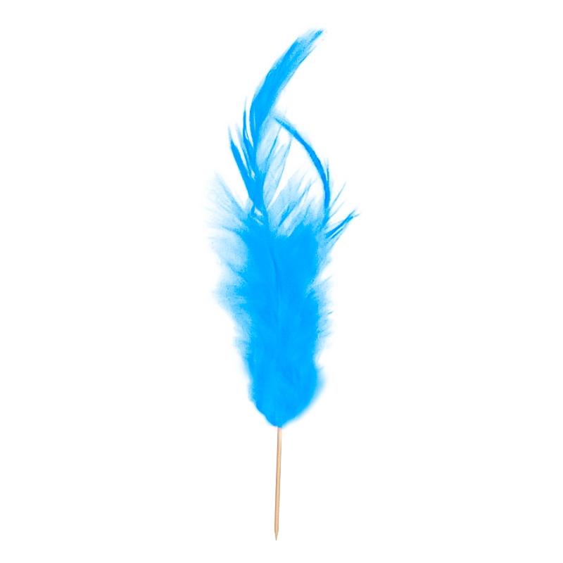 Plumas Pequeñas Pick de madera Azul (200 u.)
