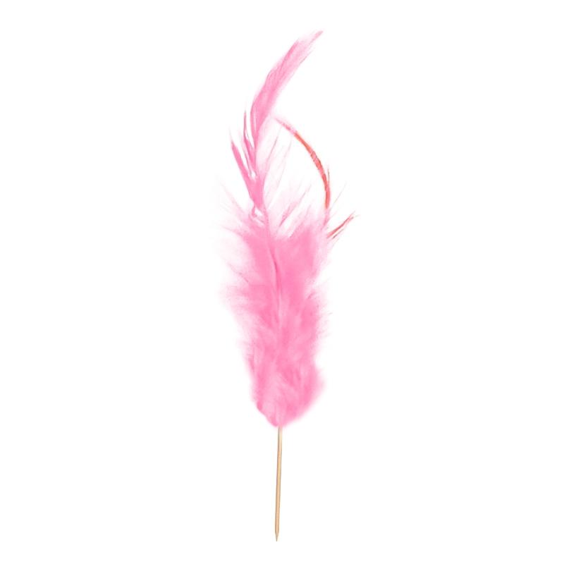 Plumas Pequeñas Pick de madera Rosa (200 u.)