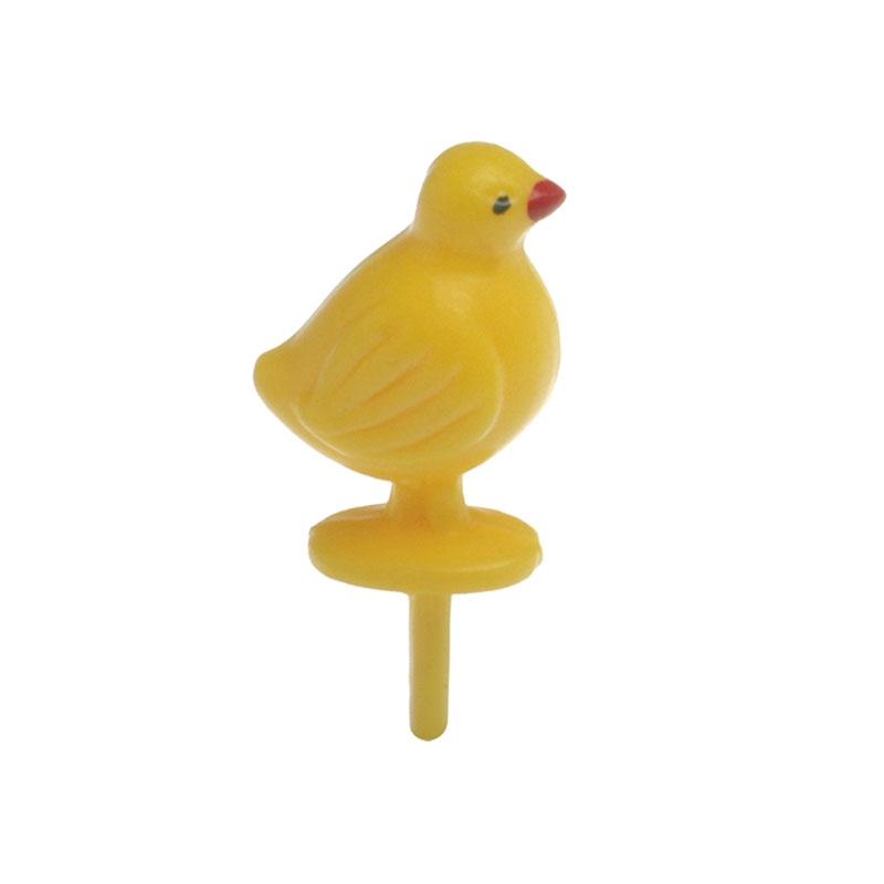 Pick Gallina Plástico Amarillo 20 mm. (144 u.)