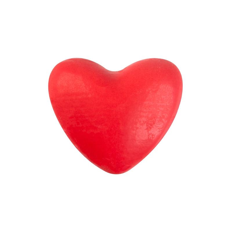 Corazón Chocolate Blanco 3D 30 X 32 mm. (72 u.)