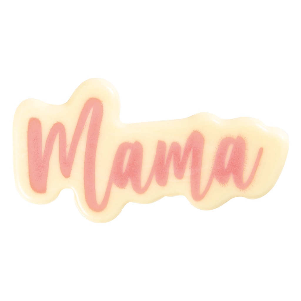 Placa Mama Chocolate Blanco 70 X 37 mm. (60 u.)