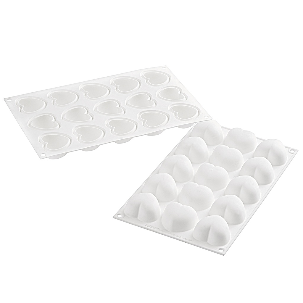 Molde Corazón 45X44X24 mm. 30 ml. 15 Pcs (1 u.)
