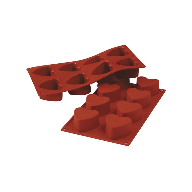 Molde de Silicona Corazón Ø60 h35 mm 90 ml 8 Pcs (1 u.)