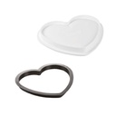 Molde de Silicona Corazón 188X158X26 mm. 460 ml. (1 u.)