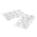 Molde de Silicona Corazón 63X65X39 mm. 8 Pcs (1 u.)