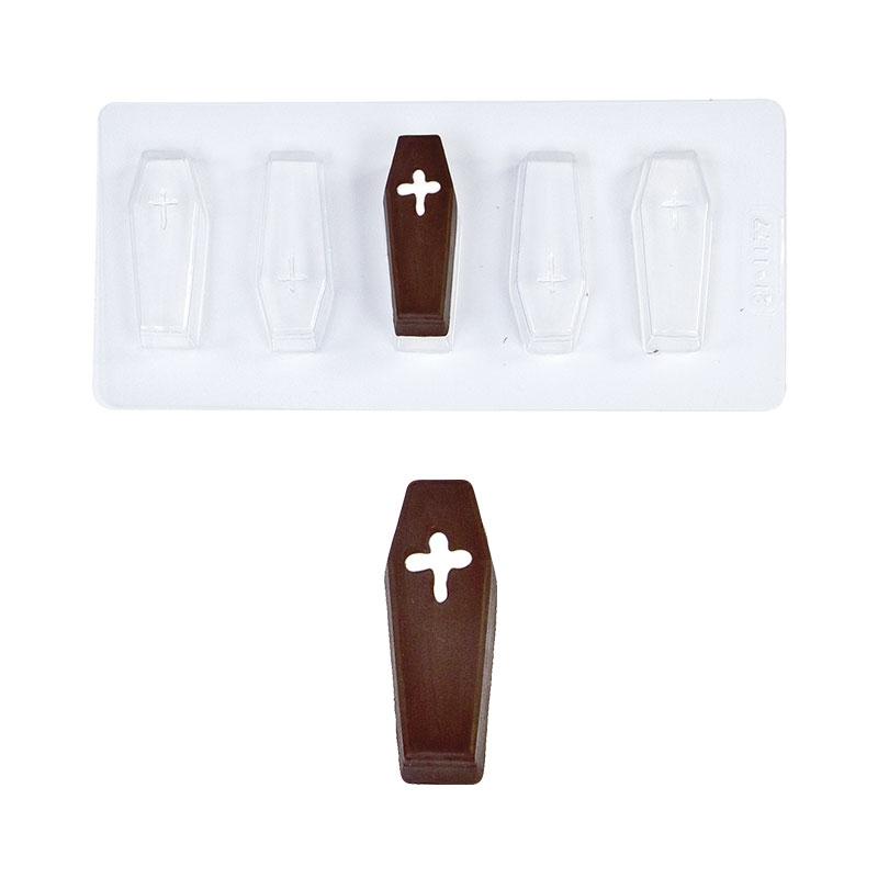 Molde de Plástico Ataud 5 Piezas 6,4x2,4x1 cm (1 u.)