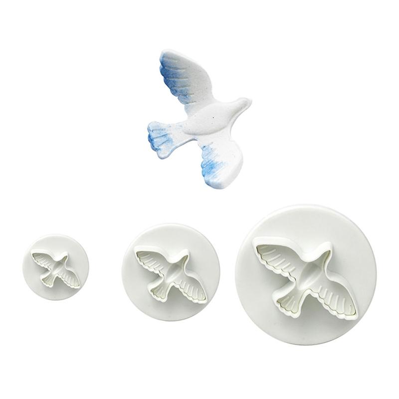 Set 3 Cortantes Palomas con Expulsor (1 Set)