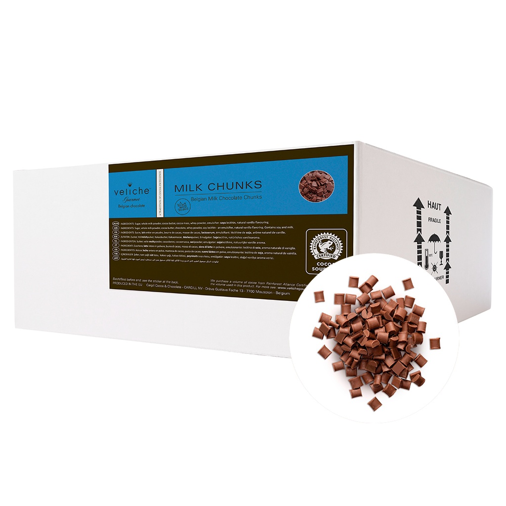 Chuncks Chocolate with milk
