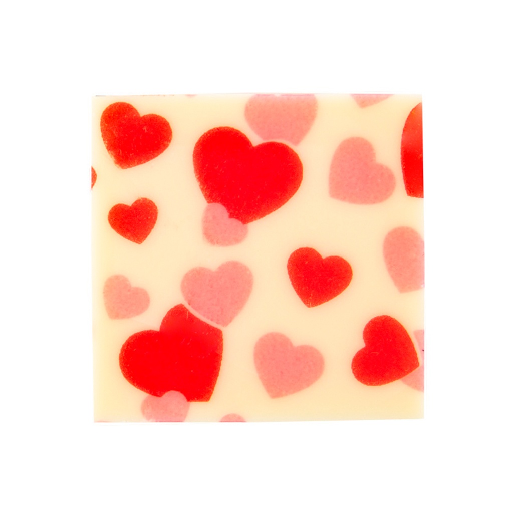 Placa Corazones Estampados (220 u.)