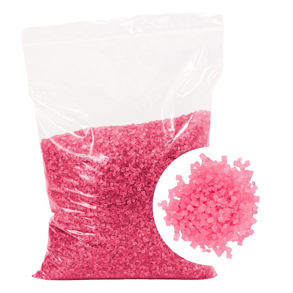 Cristales de Azúcar Rosa Bolsa (1 Kg)