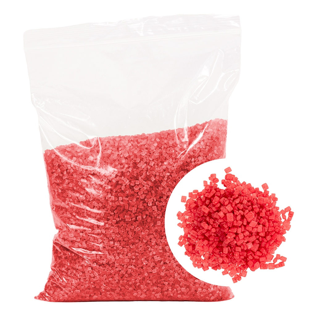 Cristales de Azúcar Rojo Bolsa (1 Kg)