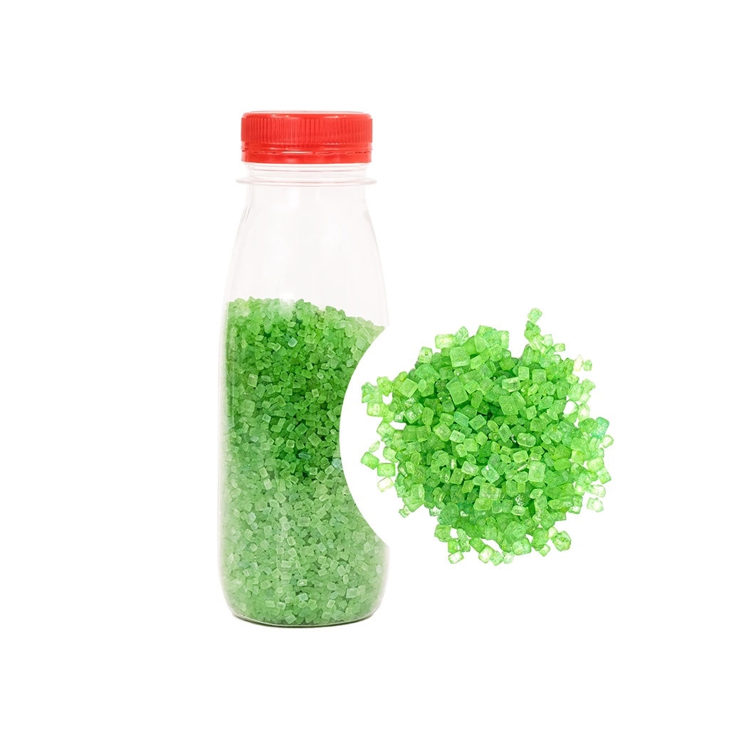 Cristales de Azúcar Verde Bote (200 g)