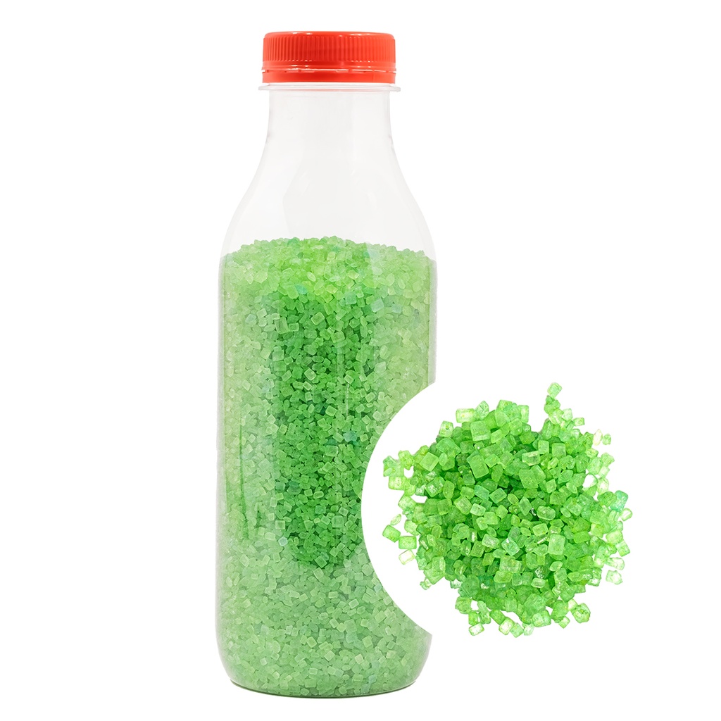Cristales de Azúcar Verde Bote (400 g)