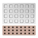 Molde Kit Cubo Tritan 21*21 + Silicona 13*13 (1 u.)