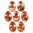 Surtido de huevos 3D con cara 2,4x3,8 cm (96 u.)