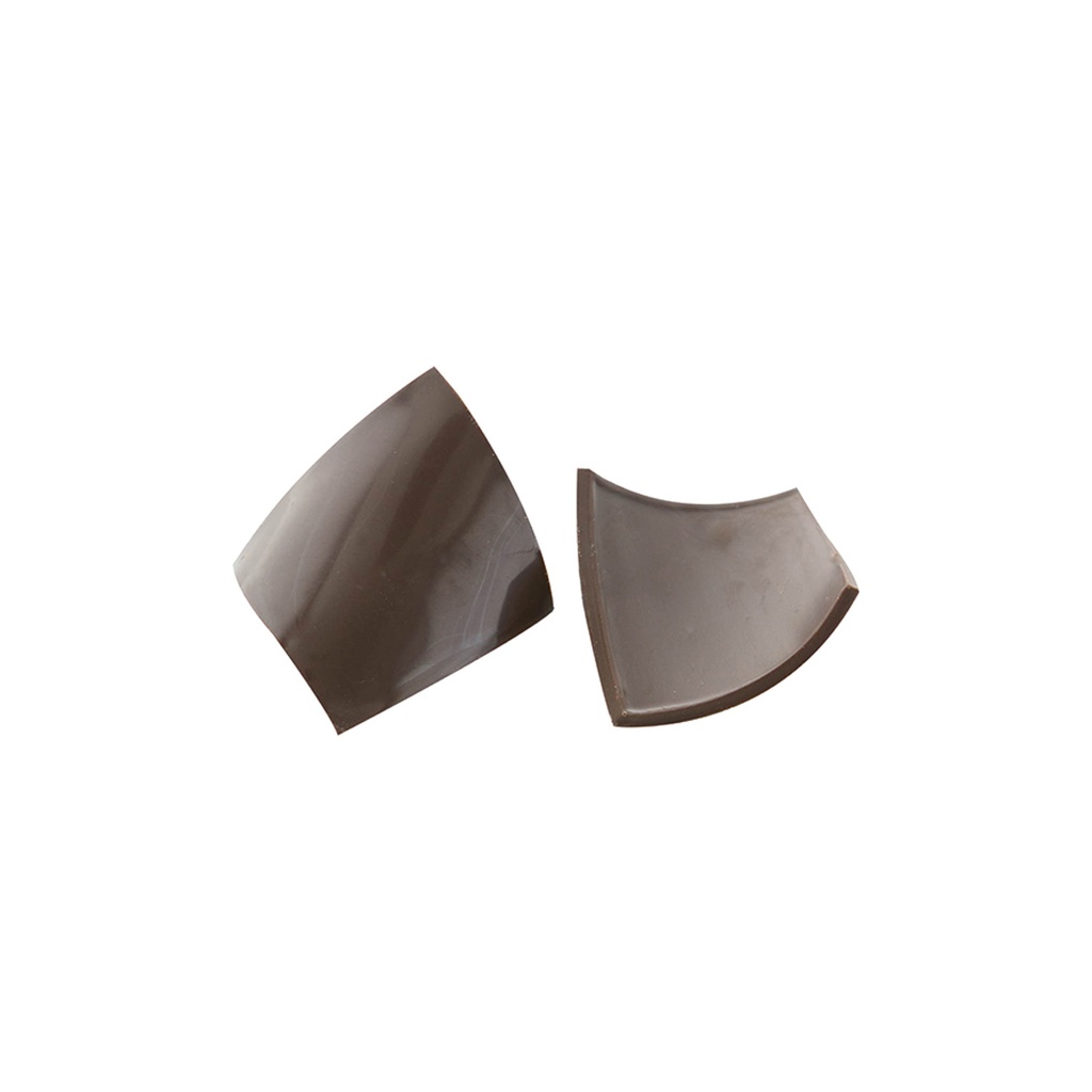 Mini Placa Ondulada Chocolate Negro 2,5 cm (210 u.)