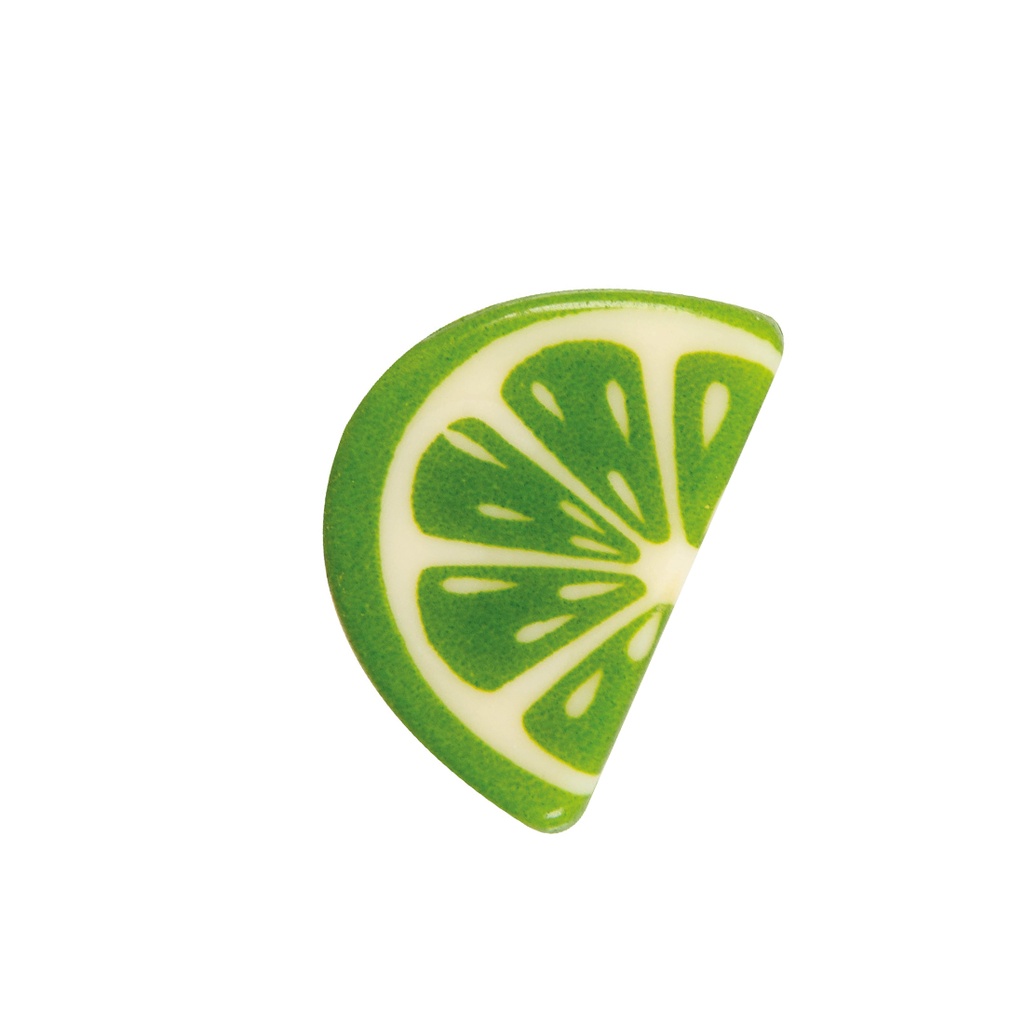 Lime 32 X 18 mm. White Chocolate