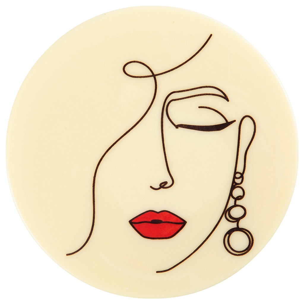 Placa Mujer 7,5 cm (12 u.)