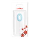 Velas Relieve Azul Blister Nº0 (1 u.)