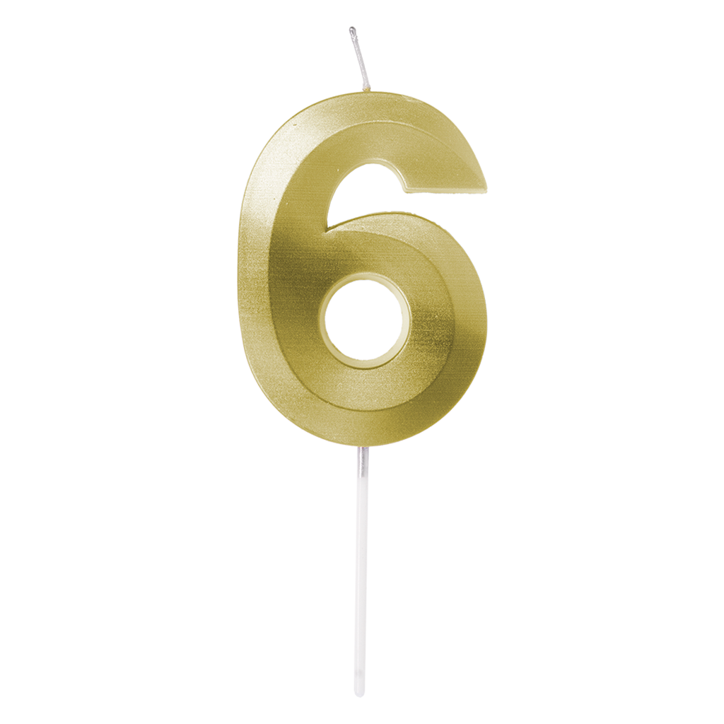 Velas Doradas Blister Nº6