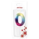 Velas Multicolor Grandes Blister Nº0 (1 u.)