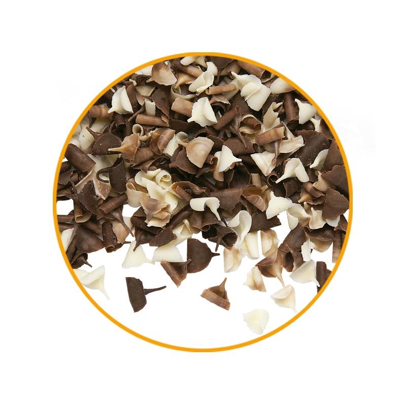 Rizos Chocolate Blanco/Negro (4 Kg)