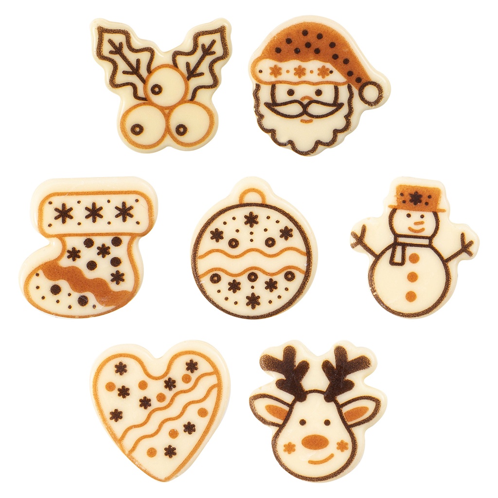 Placas Navideñas 3,5 cm (140 u.)