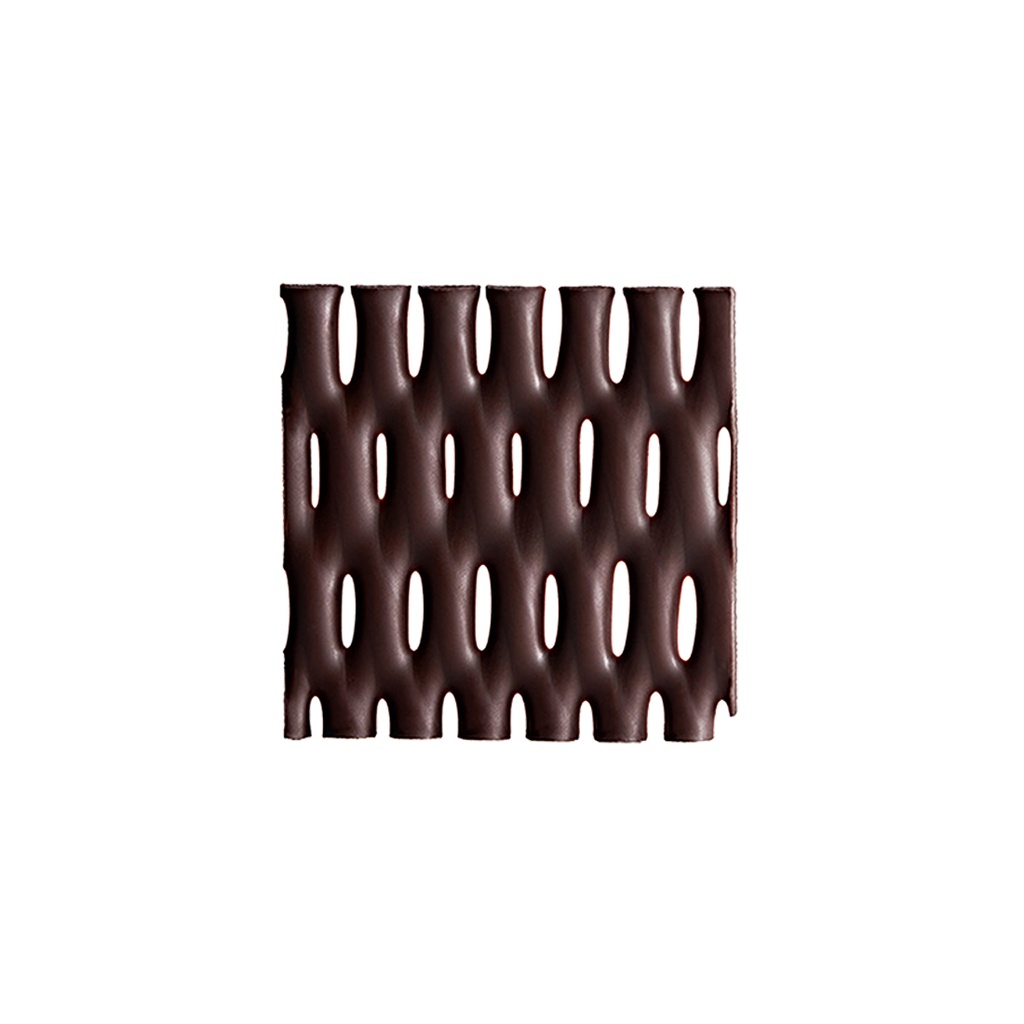 Emparrillado Cuadrado Chocolate Negro (360 u.)
