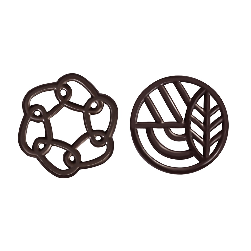 Filigranas Circulares Inspiration Chocolate Negro (260 u.)