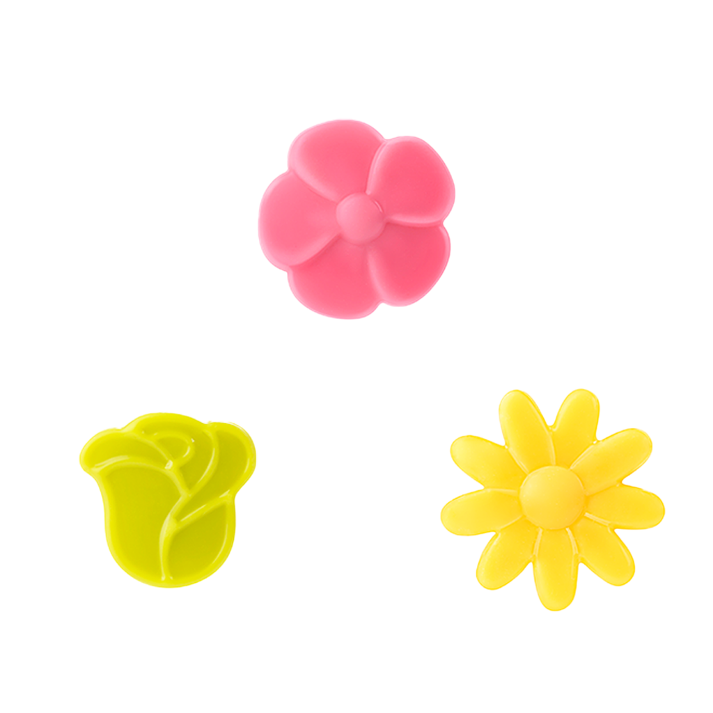 Set de Mini Flores de Colores Chocolate Blanco (216 u.)
