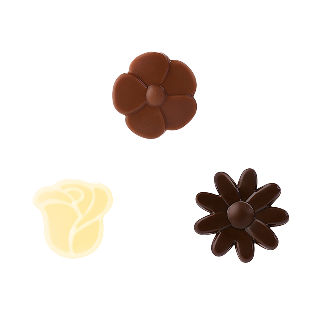 Set de Mini Flores Clásico Trio de Chocolates (216 u.)