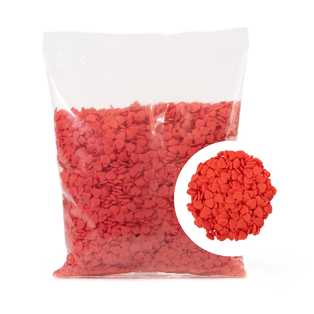 Corazones de Azúcar Bolsa 1 Kg