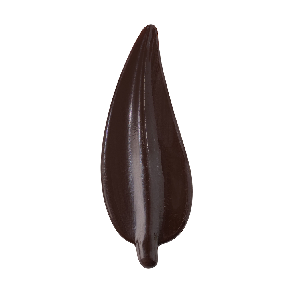 Hoja Chocolate Negro 6x2,2 cm  (120 u.)