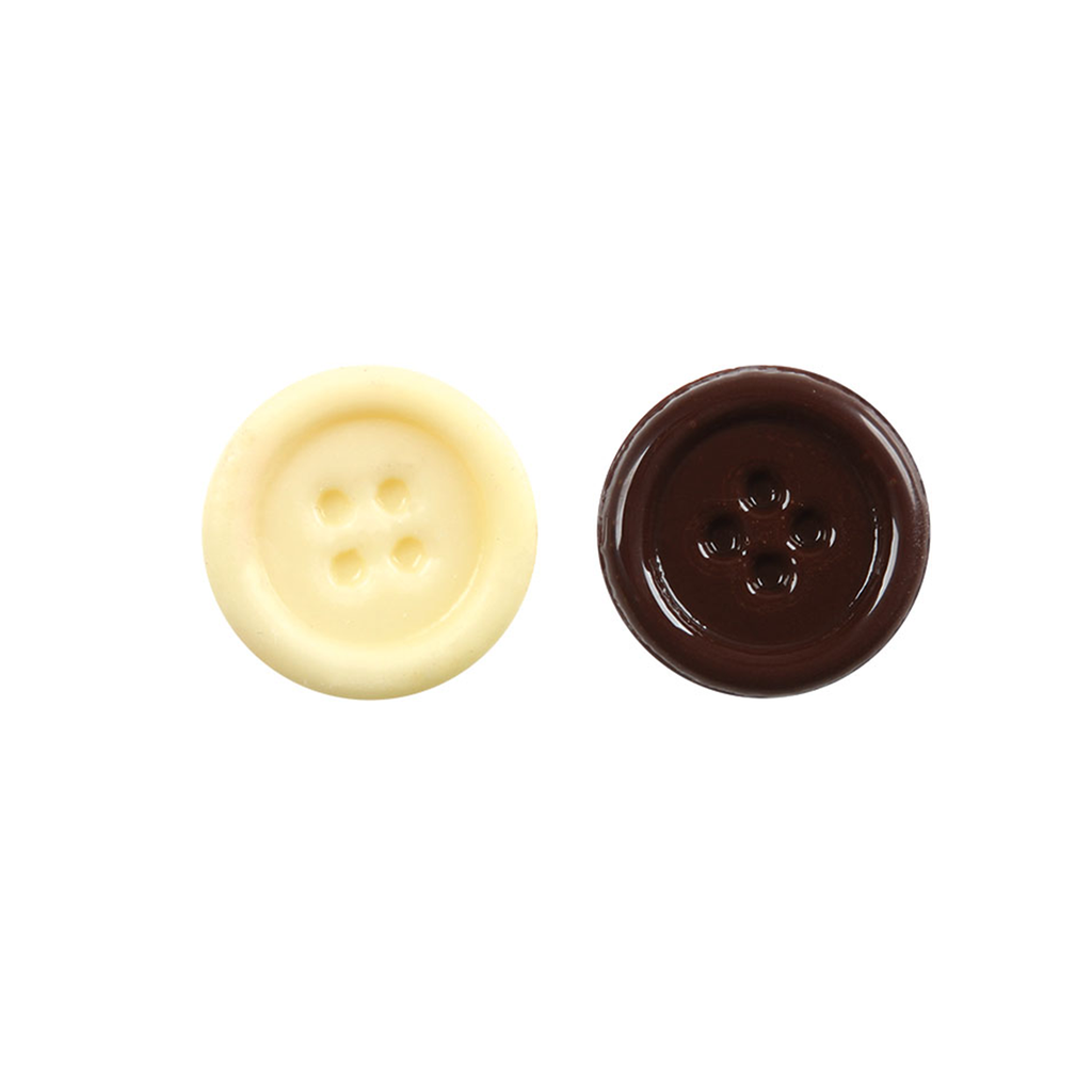Botones de Chocolate Blanco y Negro 2,5 cm  (140 u.)