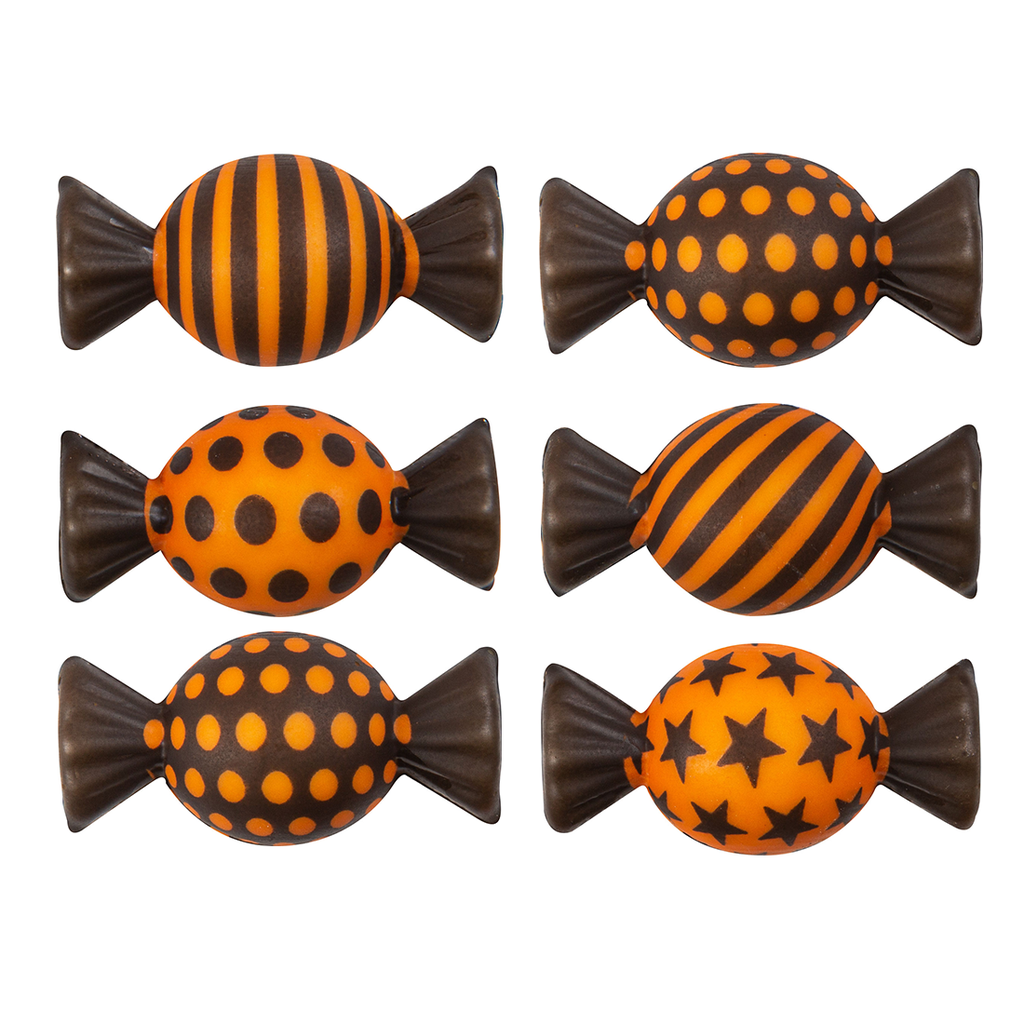 Dulces de Halloween Chocolate Blanco 2D 4x2 cm (100 u.)