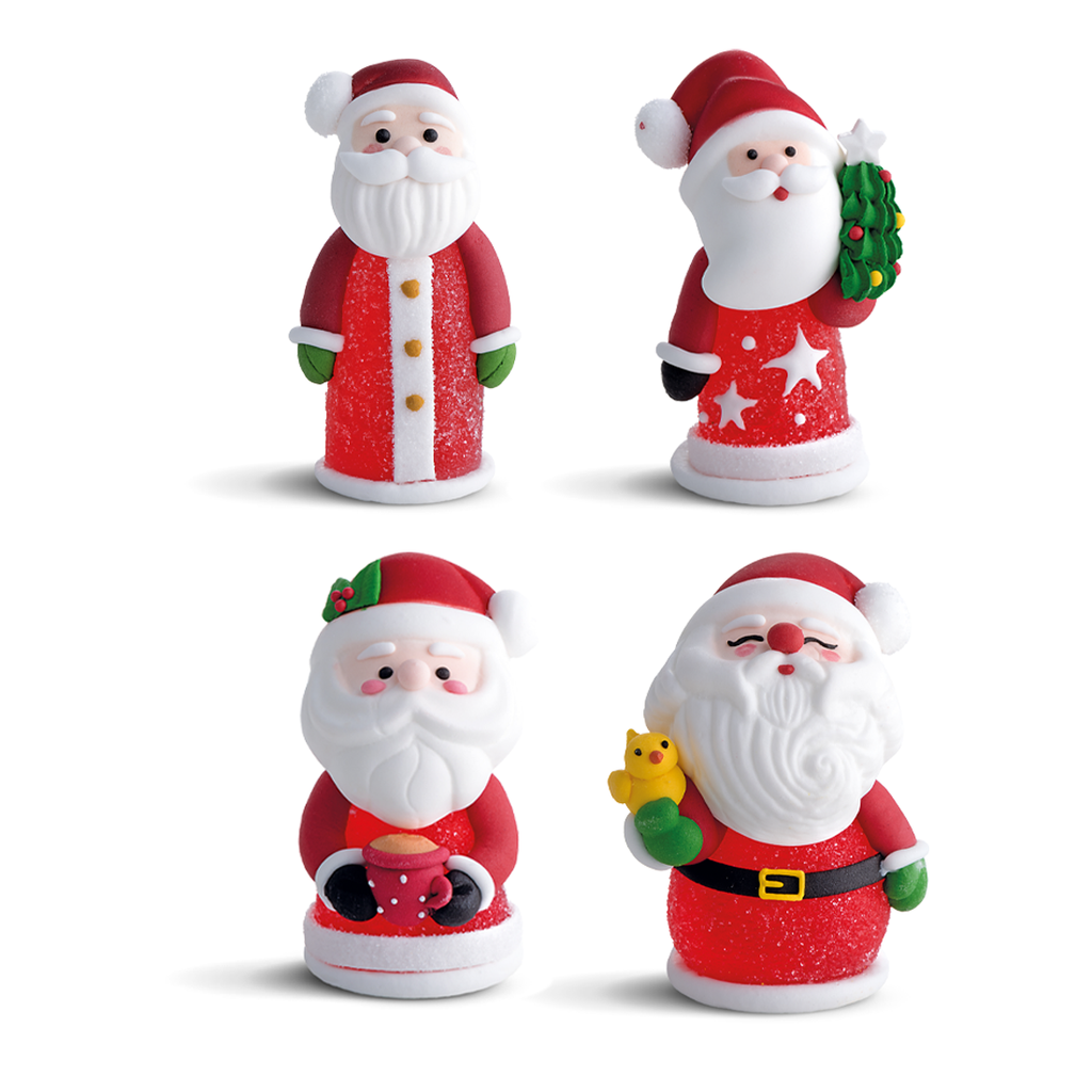 Surtido Papá Noel Diversos Azúcar+Gominola 60 mm (20  u.)