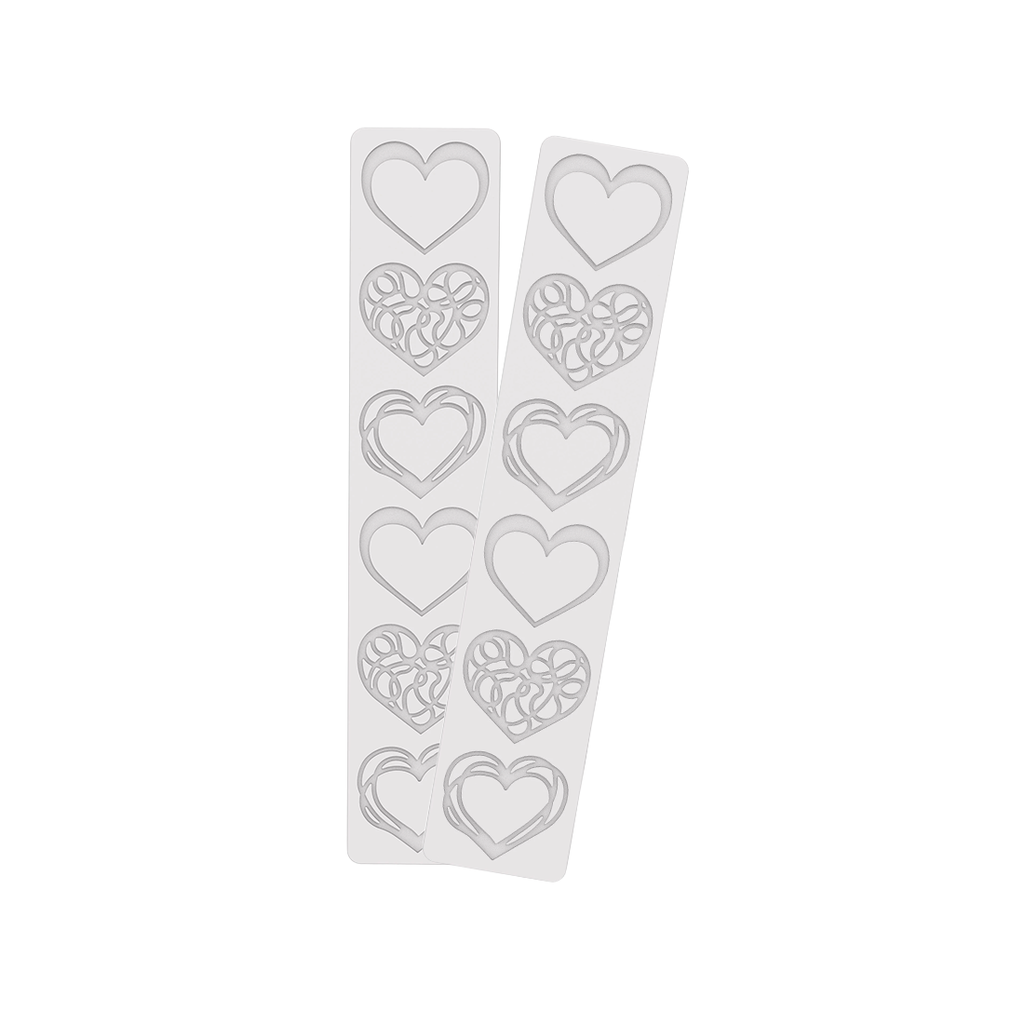 Molde de Silicona Corazones 69x61 h2 mm 6 Pcs (1 u.) 