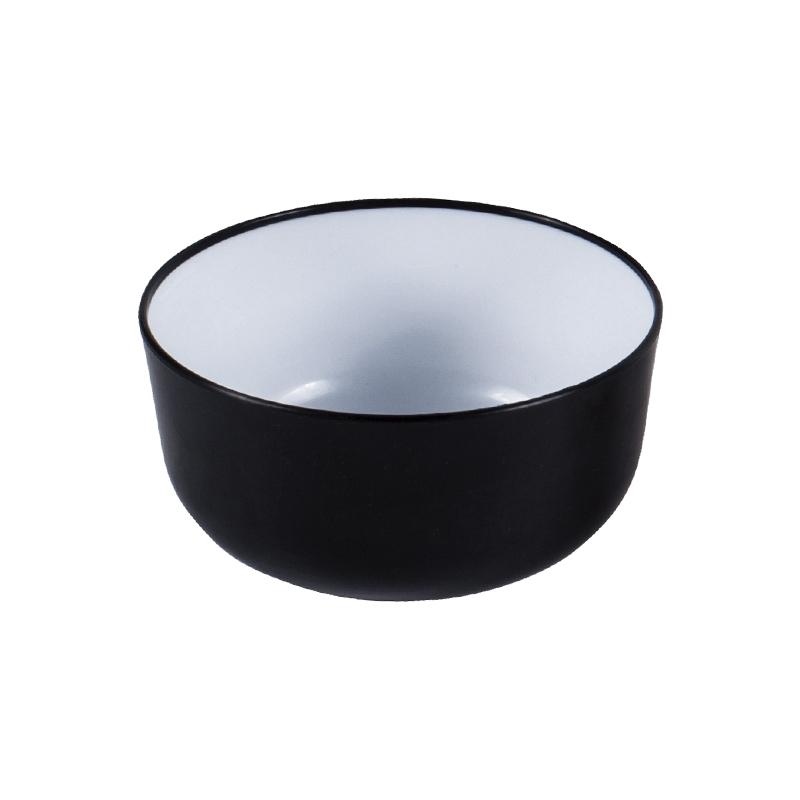 Bol Thai Negro-Blanco Ø 82 Alto 43 mm. 170 ml. (20 u.)