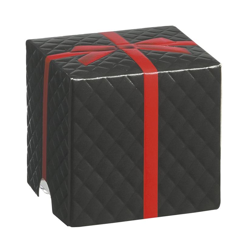 Cubo 160 ml. + Tapas Negra 56X56X56 mm. (25 u.)