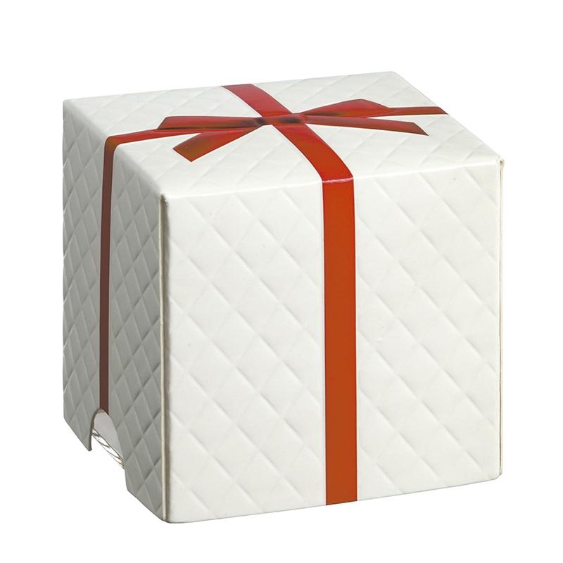 Cubo 160 ml. + Tapas Blanca 56X56X56 mm. (25 u.)