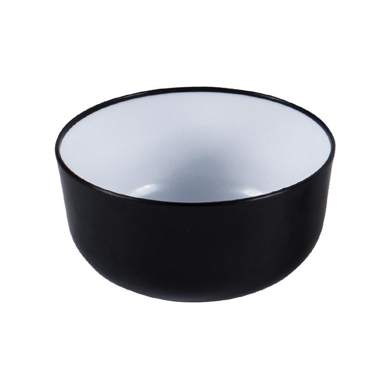 Bol Thai Negro-Blanco Ø 100 Alto 53 mm. 300 ml. (20 u.)