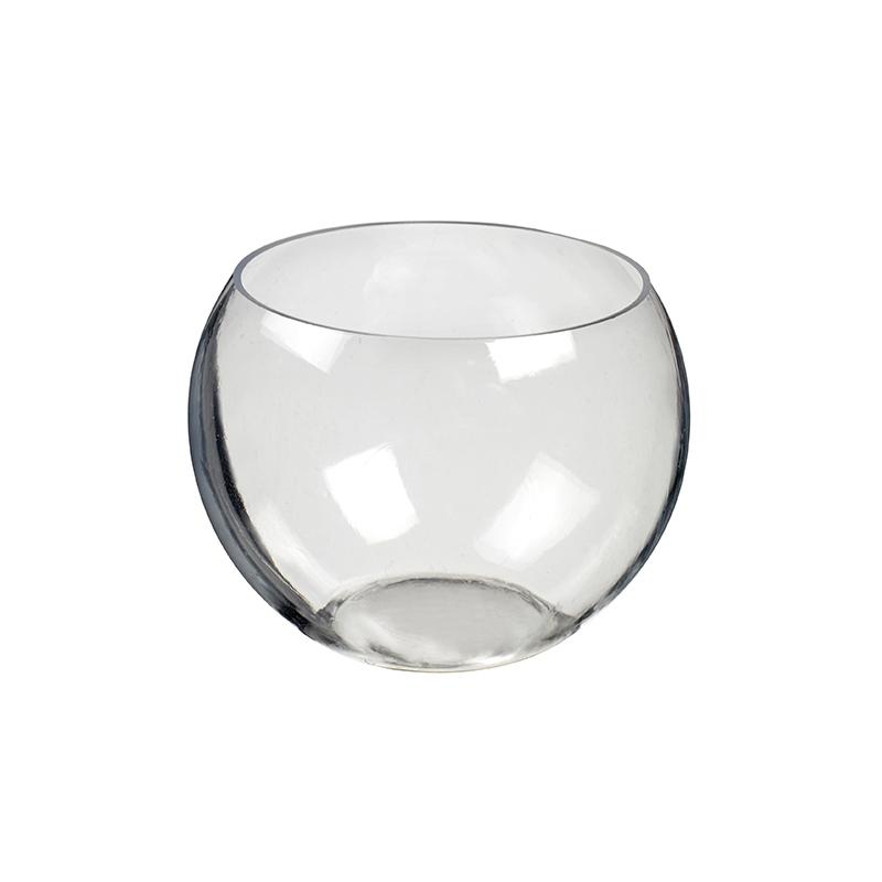 Esfera Transparente Base Ø 30 Boca Ø 57 Alto 40 mm. Cap. 75 ml.
