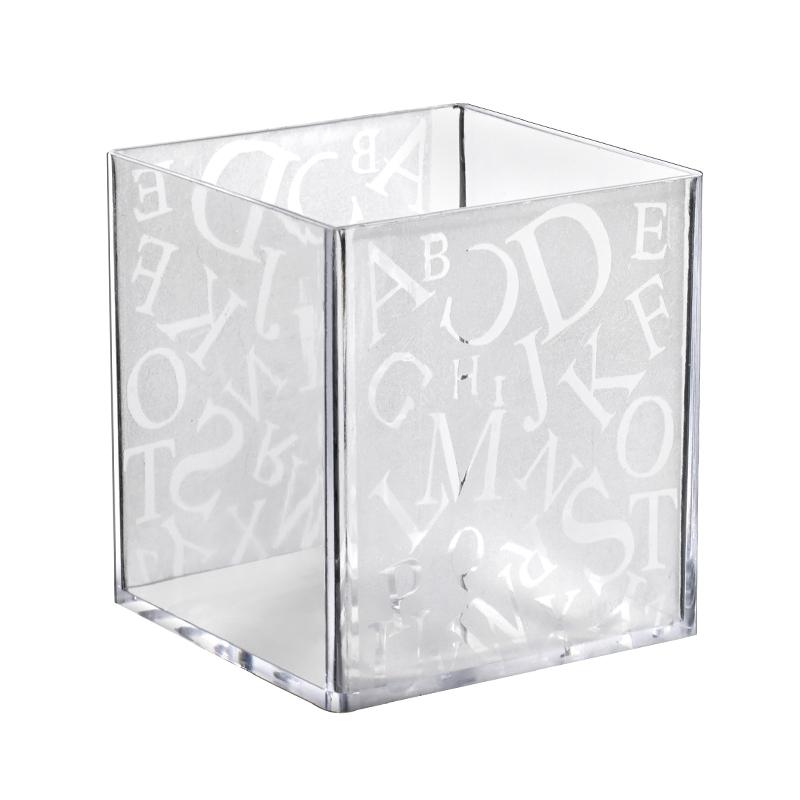 Cubo Alpha Transparente 45X45X43 mm. 70 ml. (40 u.)