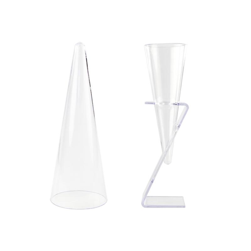 Cono Cóctel Pequeño Transparente Ø 41 mm. Alto 150 mm. 60 ml. (12 u.)