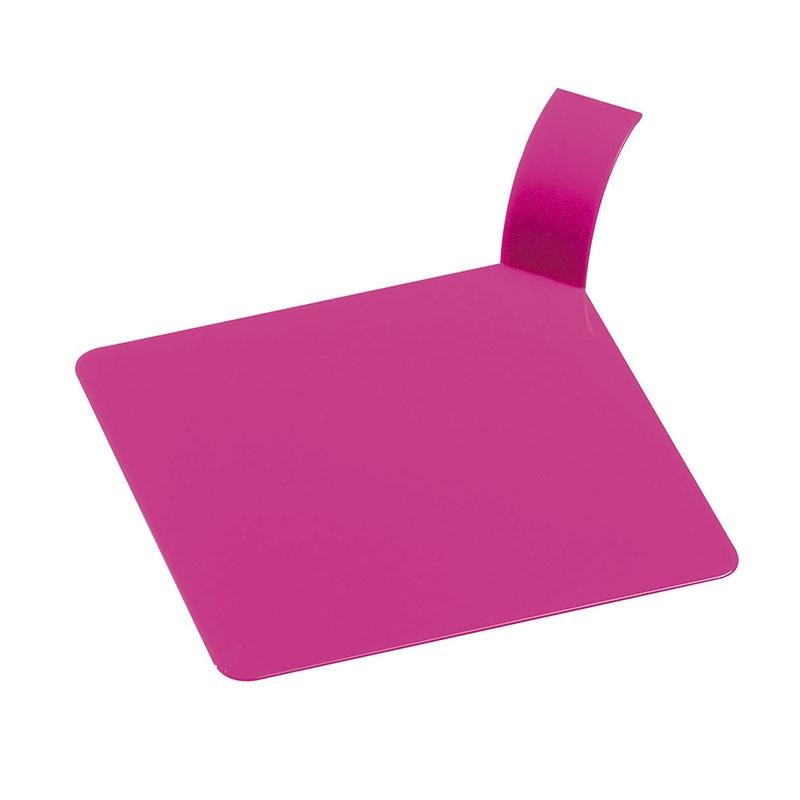 Formato Cuadrado Pestaña Fucsia 80X80X20 mm. (100 u.)