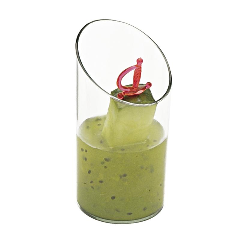 Tubo Cocktail Transparente Ø 40 Alto 84 y 60 mm. 8 cl. (40 u.)